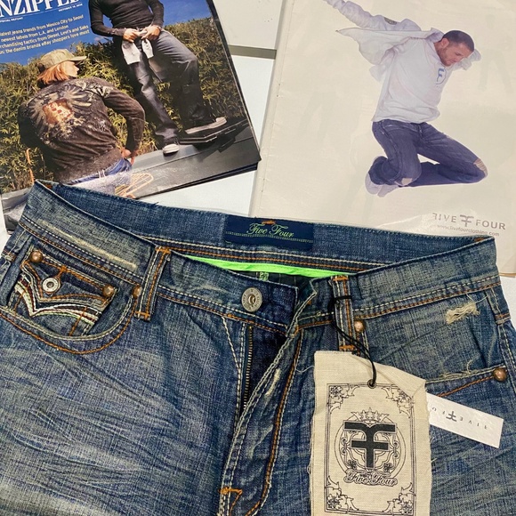 Five Four 90’s Vintage Premium Jeans Sz 34 - Picture 10 of 12